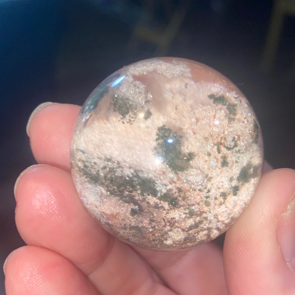 3 seasons garden quartz sphere